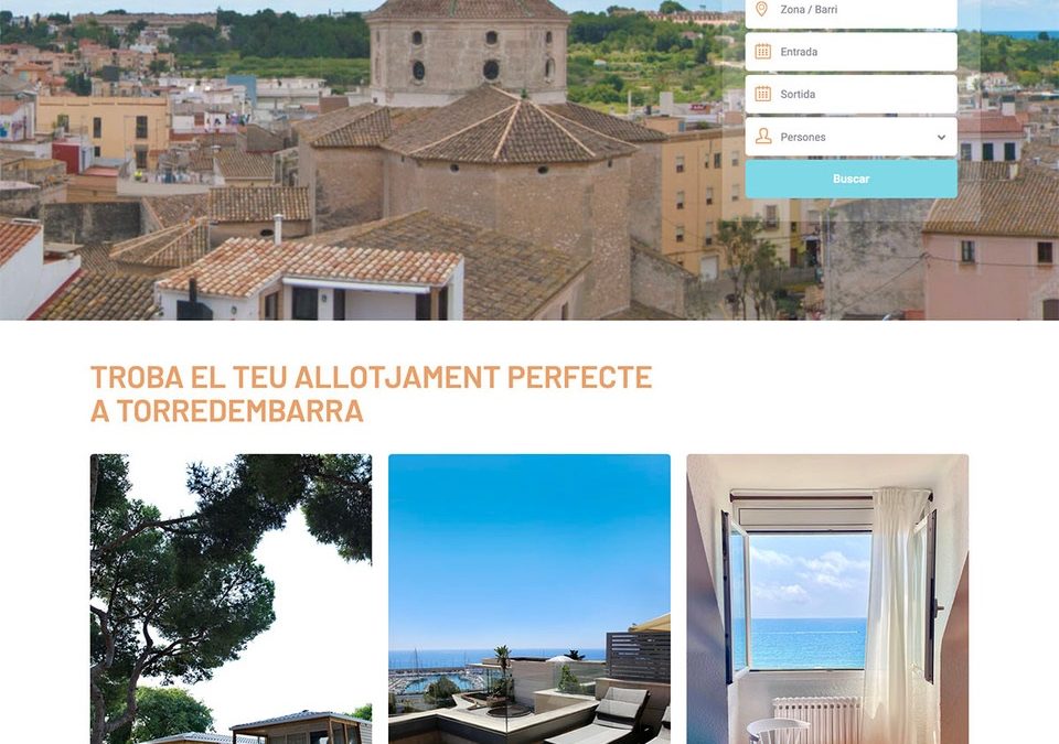 Neix ‘Torredembarra Holidays’, el portal web que aglutina l’oferta d’allotjament turístic del municipi